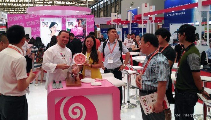 Estand de Interporc en SIAL China el ao pasado